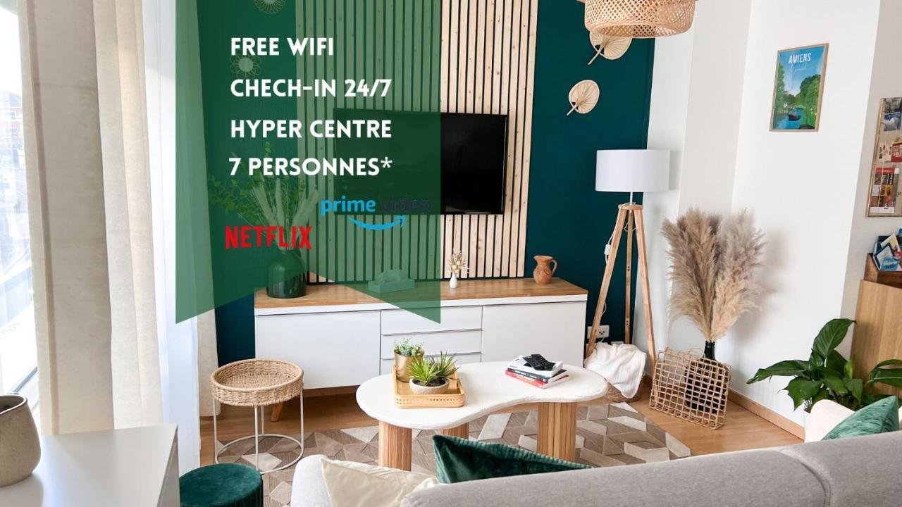 Appartement Le Jardin Secret D'amiens Hypercentre Cathedrale, Parking Amiens